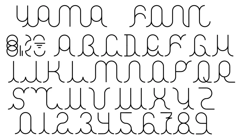 Yama Typeface Example