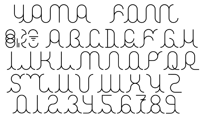 Featured image of post Yama Typeface